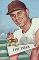 American football coach and executive Paul Brown (B.Ed., 1930)
