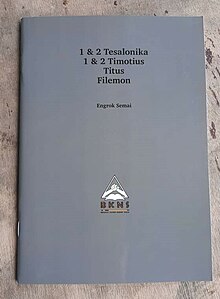 Volume 3: Portions of the New Testament in Semai language (2019)