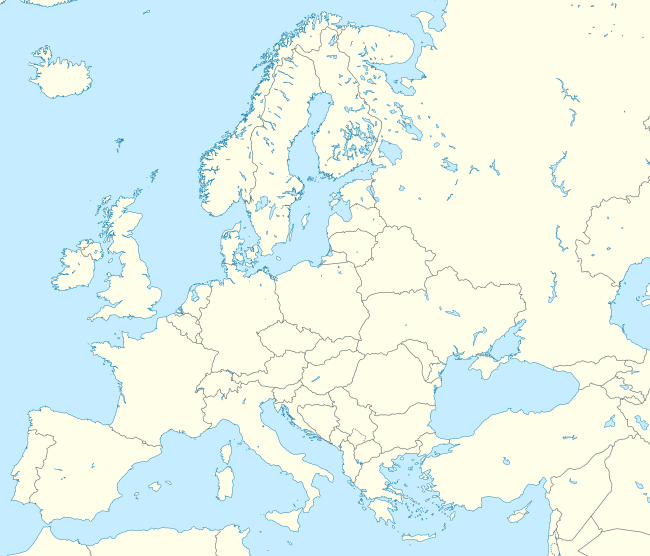 UEFAヨーロッパリーグ 2024-25の位置（ヨーロッパ内）