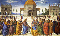 Fresco by Pietro Perugino in the Sistine Chapel, 1480–1482