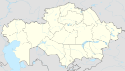 Jezkazgan ubicada en Kazajistán