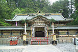 Karamon (Ancient gate), Haiden (prayer hall), and Honden (Main hall) at Toshogu
