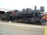 Seaboard Air Line No. 544, cosmetically restored at the North Carolina Transportation Museum