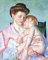 Mary Cassatt - "Nen adormit", 1910