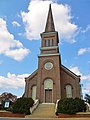 The First Presbyterian church was added to the National Register of Historic Places on November 17, 1983.