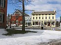 Like much of the village, Pittsford's compact business district is distinguished by many fine nineteenth-century buildings.