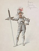 Wilhelm - Costume design for Arac, Gunon, and Scynthius (Princess Ida, 1884)