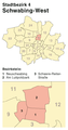 Borough 4 Schwabing-West: position in Munich