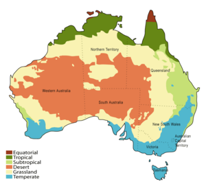 Австралиянын климаттык зоналары