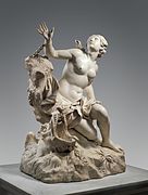 Domenico Guidi, marble statue Andromeda and the Sea Monster, 1694