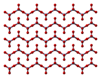 Ball-and-stick model of chromium trioxide
