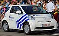 Toyota iQ de la police locale de Mons / Quévy lors du défilé du 21 juillet 2013