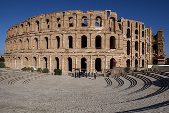 Anfiteatro de El Jem, construído pelos romanos