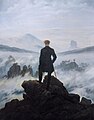 Der Wanderer über dem Nebelmeer, Gemälde von Caspar David Friedrich, um 1817