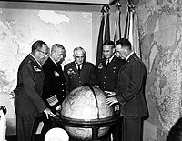 Members of the Joint Chiefs of Staff at The Pentagon in 1958.