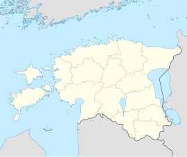 Тарту на карти Естоније