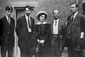 Image 38Strike leaders at the Paterson silk strike of 1913. From left, Patrick Quinlan, Carlo Tresca, Elizabeth Gurley Flynn, Adolph Lessig, and Bill Haywood.