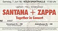Santana + Zappa. Together in Concert, 1980
