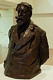 Rik Wouters (date unknown): Portrait bust of the painter James Ensor.