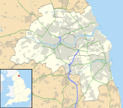 Fawdon is located in Tyne and Wear