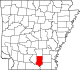 State map highlighting Bradley County