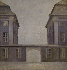 The Buildings of the Asiatic Company, seen from St. Annæ Street, by Vilhelm Hammershøi, 1902