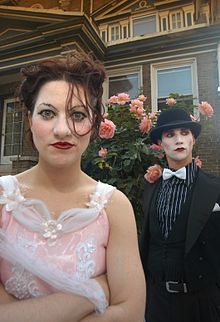 The Dresden Dolls: Amanda Palmer (left) and Brian Viglione (right)