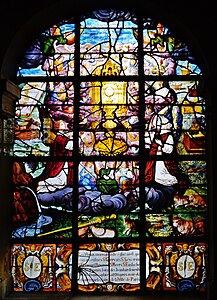 Window 9 – "Adoration of the Holy Sacrament" (1605–1609)