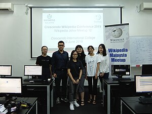 Wikipedia Johor Meetup 12 @ Crescendo International College, Johor Bahru, Johor, Malaysia June 22, 2019