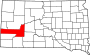Pennington County map