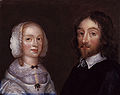 Image 15Lady Dorothy Browne and Sir Thomas Browne is an oil on panel painting attributed to the English artist Joan Carlile, and probably completed between 1641 and 1650. The painting depicts English physician Thomas Browne and his wife Dorothy.