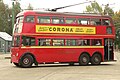 Double-decker trolleybus, now a relic of the past