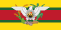 Presidentieel standaard van Guyana 1992-1997 onder President Cheddi B. Jagan