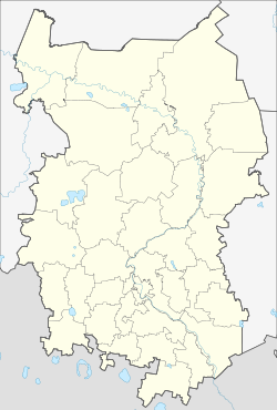 Sargatskoye is located in Omsk Oblast