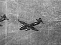 Bombardéri G4M počas náletu na Darwin v Austrálii