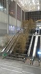 台北車站コンコースの「竹林瀑布」