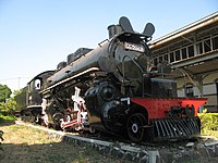 The DKA 2-6-6-0 or CC50 29 preserved in Ambarawa Railway Museum