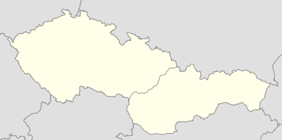 1976–77 Czechoslovak First League is located in Czechoslovakia
