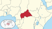 República Centroafricana en África