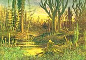 By the Devonian, plants had adapted to land with roots and woody stems.