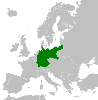 Lokacija Njemačkog Carstva