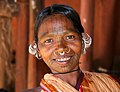 אישה אדיוואסית באודישה, מזרח הודו