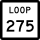State Highway Loop 275 marker