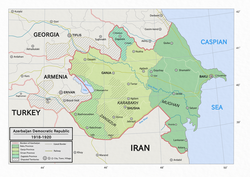 Ligging of Azerbeidjan