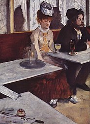 L'Absinthe, 1876 Edgar Degas Musée d'Orsay.