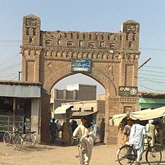 Shakhi gate, one the six gates located at the periphery of Kulachi
