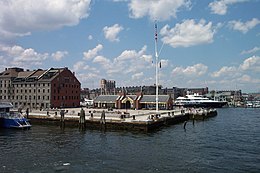 Modern view of Boston's Long Wharf (2006)