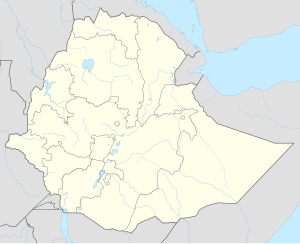 Zivaj Zvaj na zemljovidu Etiopije