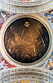 Iliuzinė kupolo tapyba Šv. Ignoto bažnyčios lubose Romoje