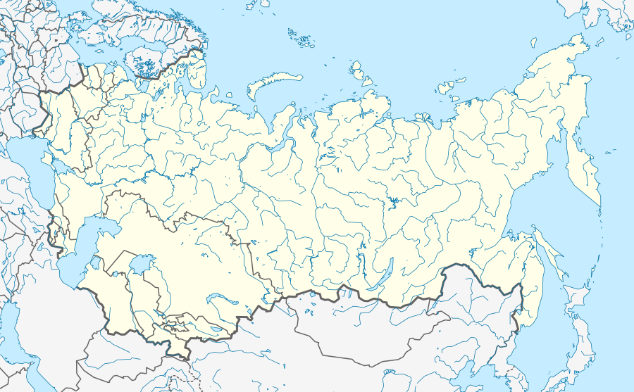 Mappa di localizzazione: Unione Sovietica